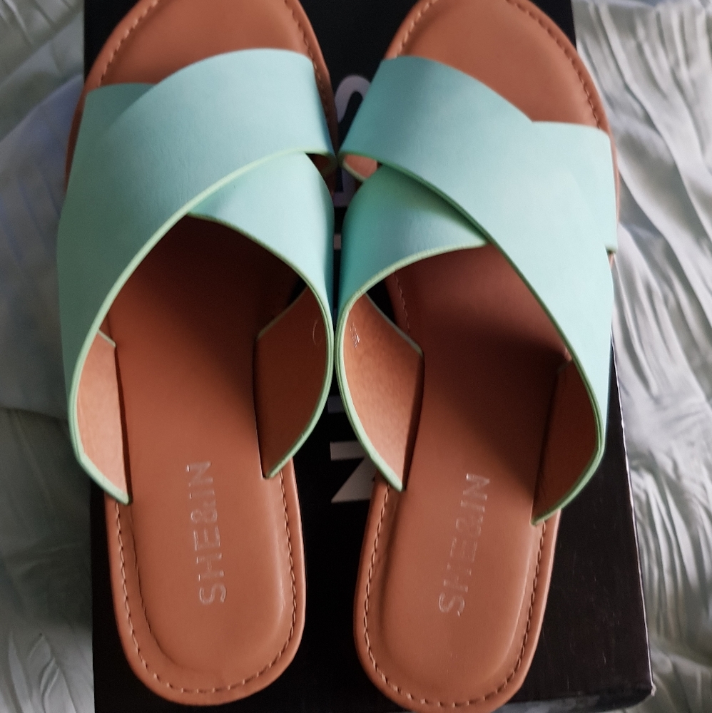 Mint Green Sandals